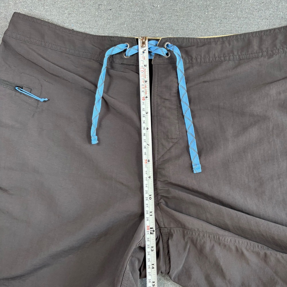 Patagonia NWOT Board Shorts Mens 40 Gray Recycled Nylon Swim Trunks - Picture 6 of 8